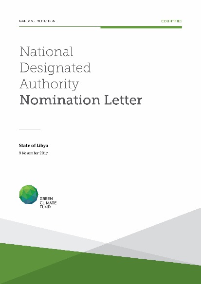 NDA nomination letter for Libya